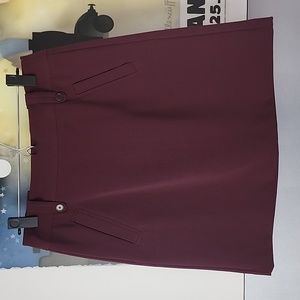 Maroon Skirt